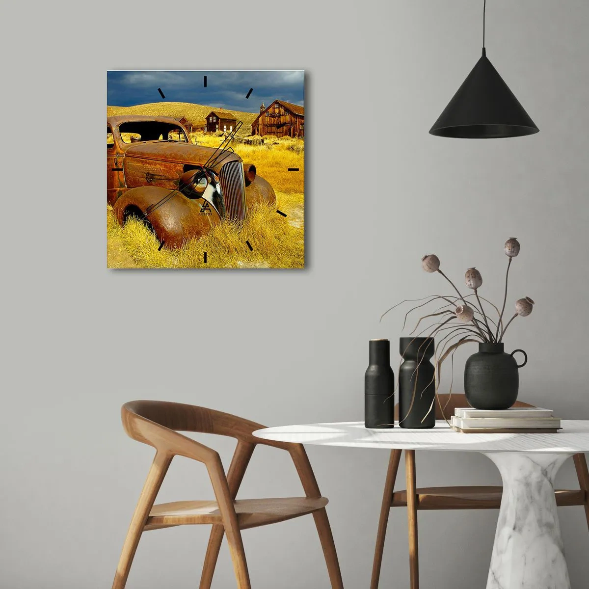 Falióra, Óra - Kiérdemelt pihenés - 40x40 cm