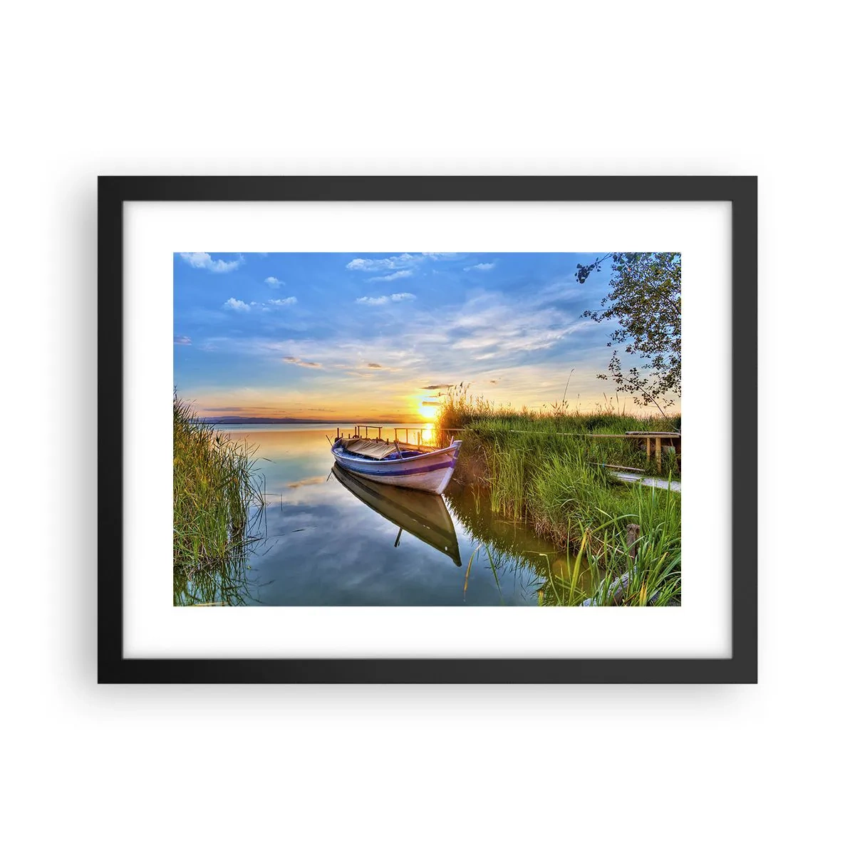 Poszter fehér keretben - Beteljesült álmok öblében - 40x30 cm