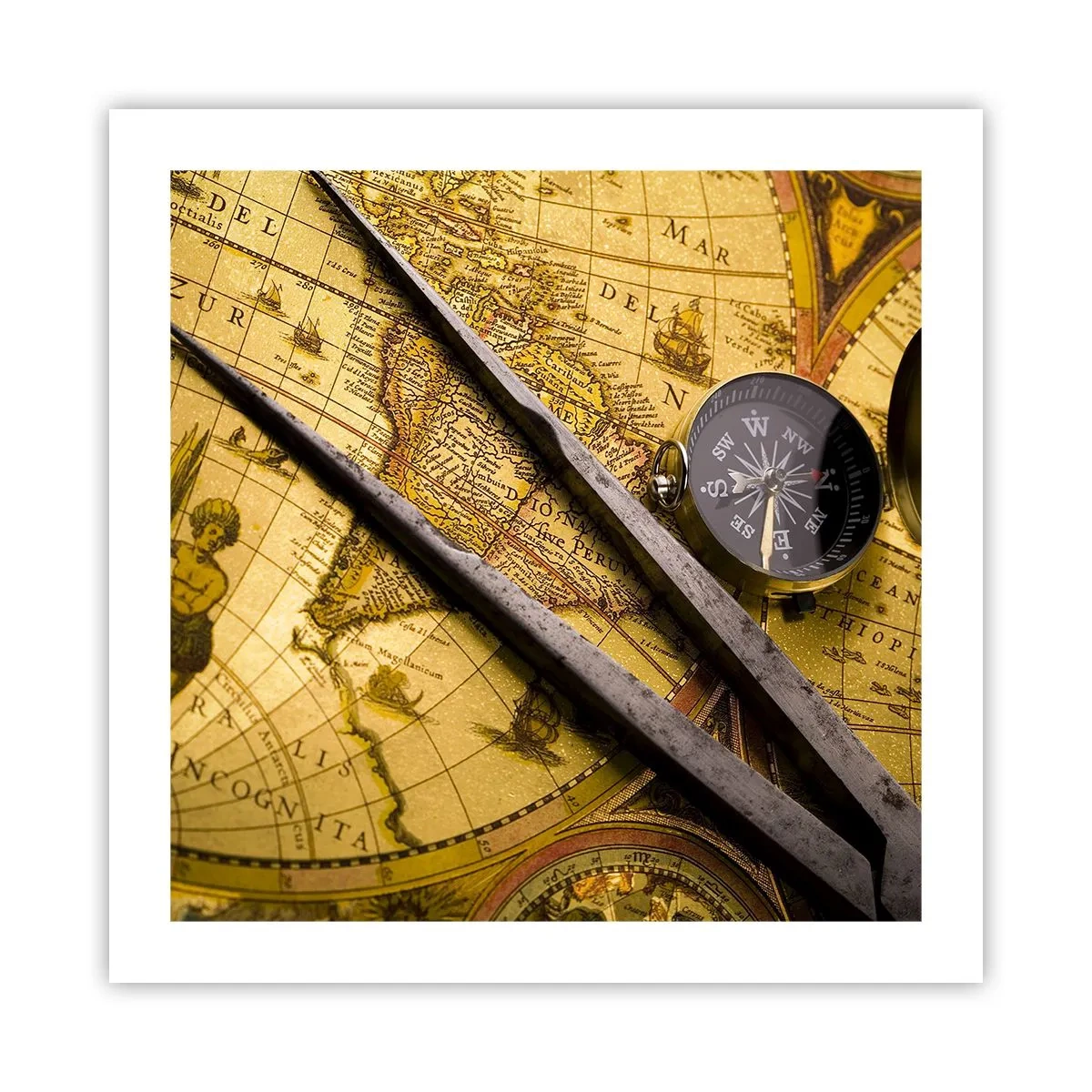 Poszter - Hol vannak ezek a kincsek? - 50x50 cm