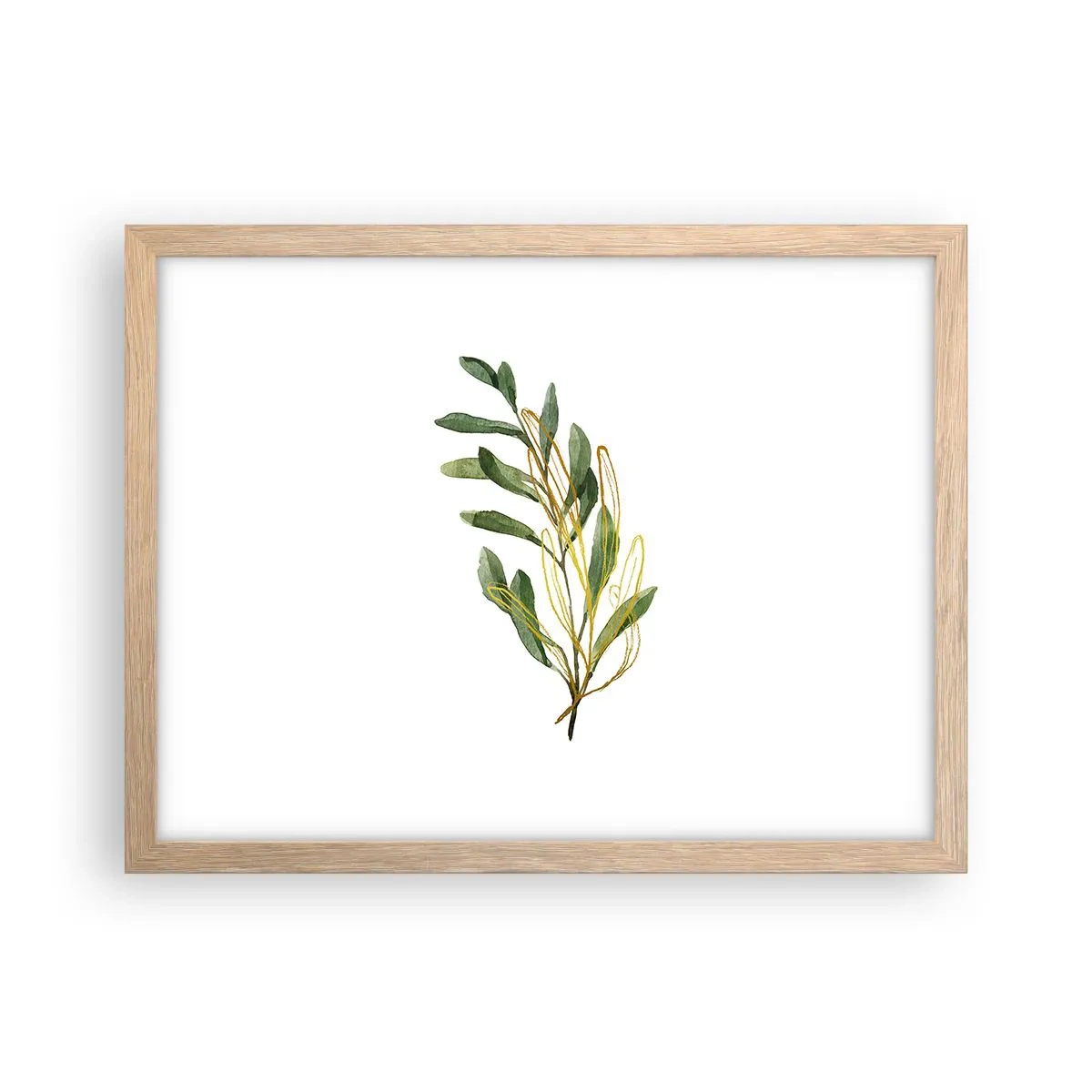 Poszter világos tölgy keretben - Minden, ami jó - 40x30 cm