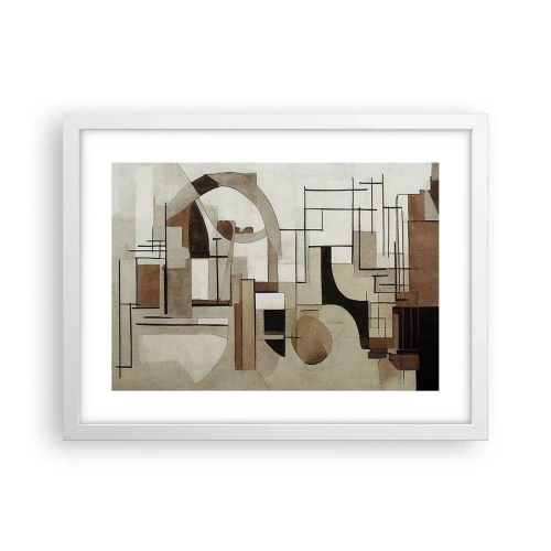 Poszter fekete keretben - Városkép 2.0 - 40x30 cm