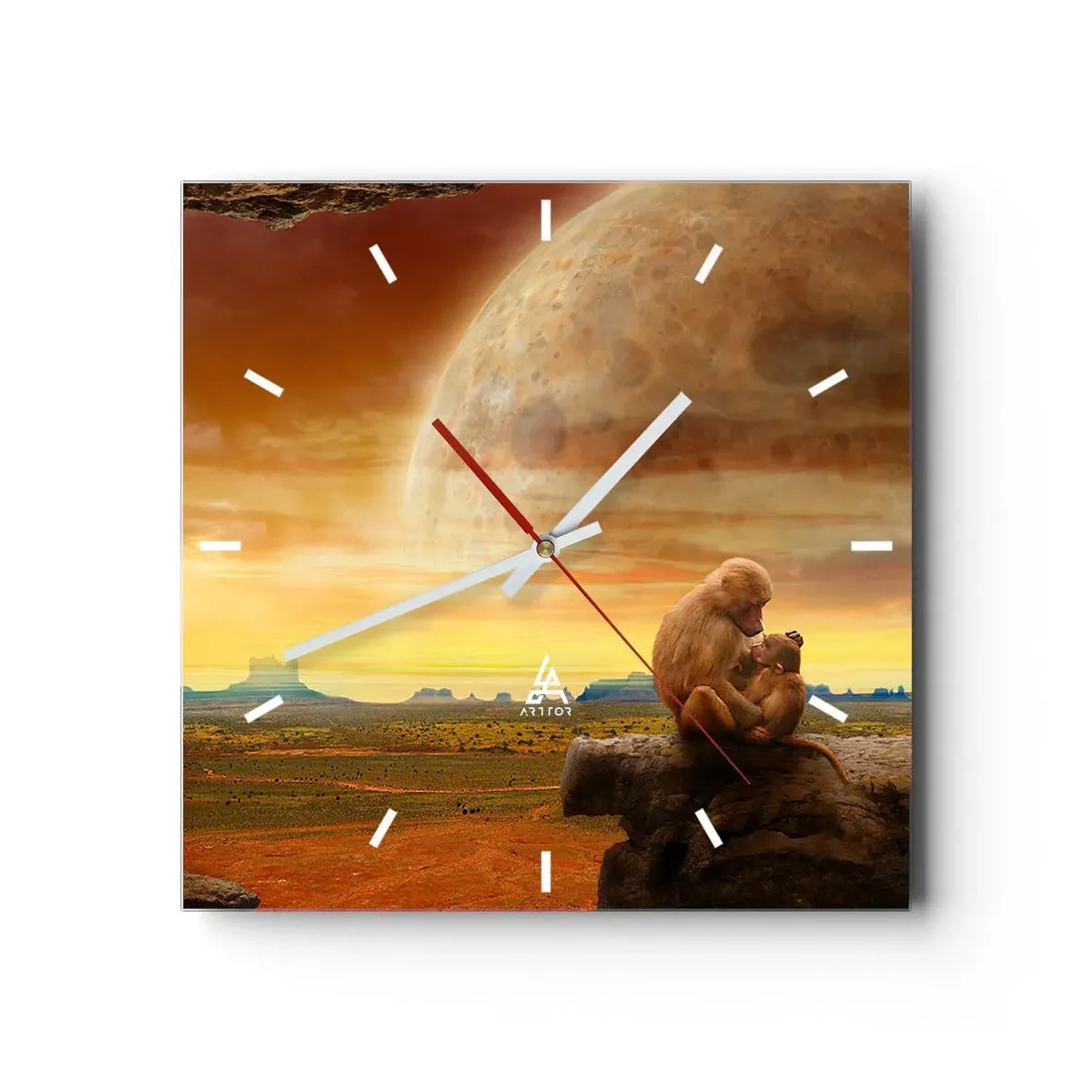 Falióra, Óra - A szerelem mindenhol ugyanaz - 40x40 cm