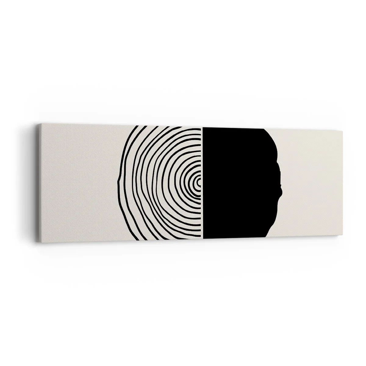 Vászonkép - Fele fele - 90x30 cm