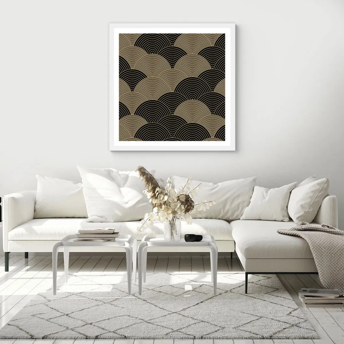 Poszter fekete keretben - Egység a sokféleségben - 50x50 cm