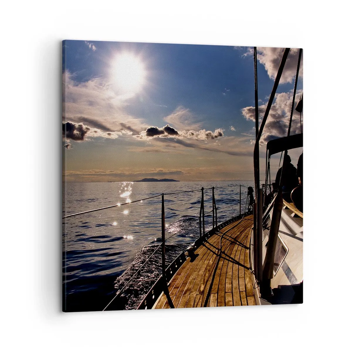 Vászonkép - Vitorlázás a nap felé - 50x50 cm