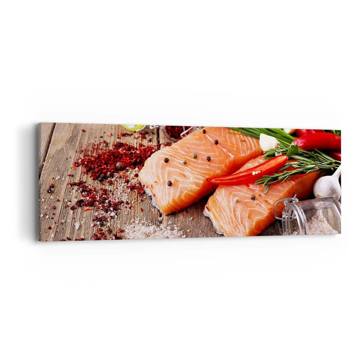 Vászonkép - Norvég kaland a konyhában - 90x30 cm