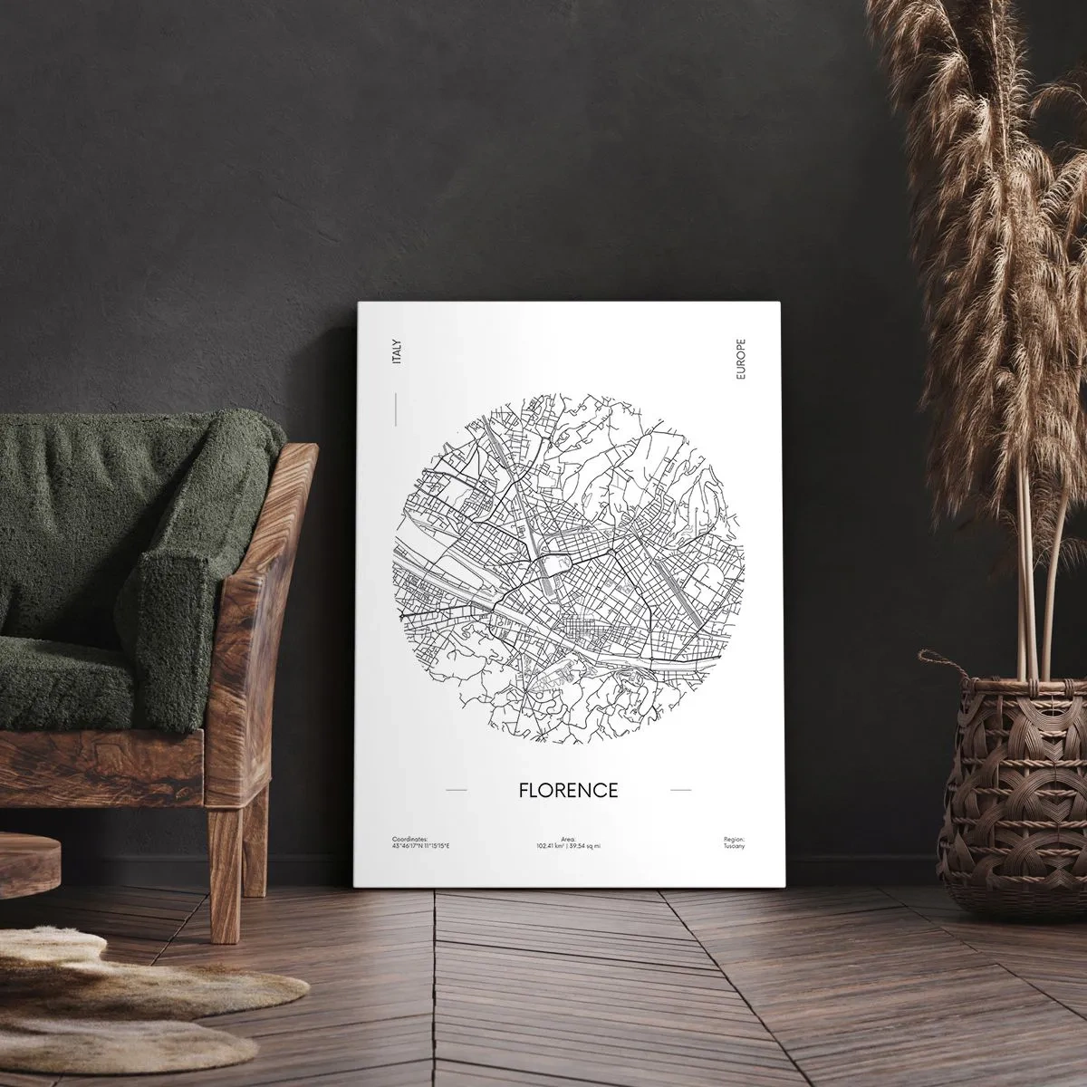 Vászonkép - Firenze anatómiája - 65x120 cm