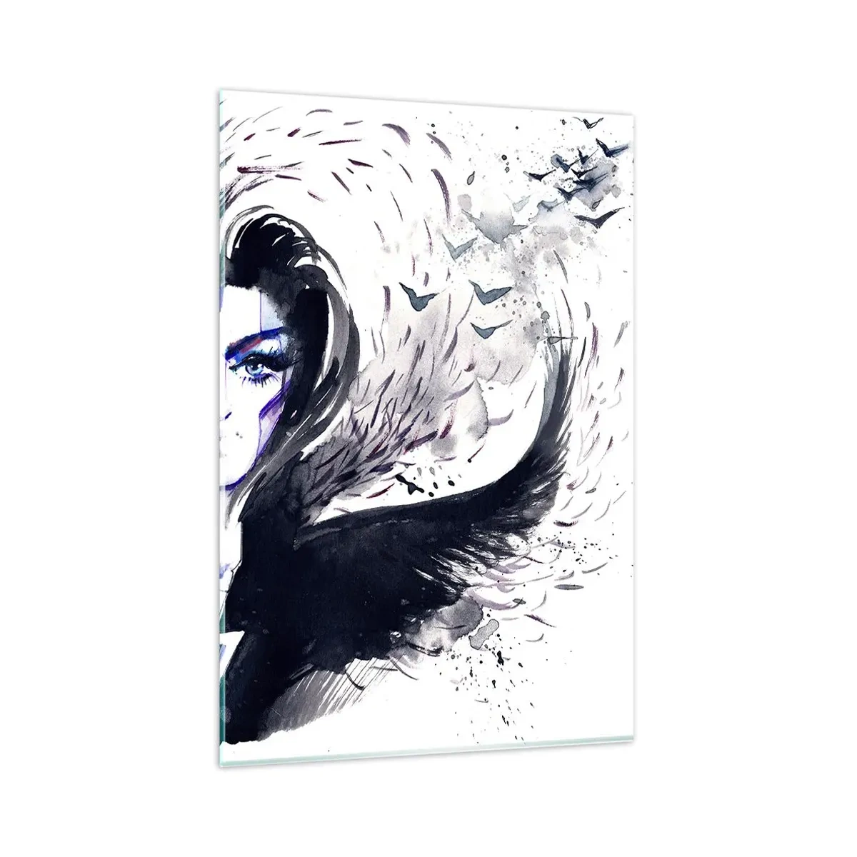 Üveg kép - Démoni és gyönyörű - 80x120 cm