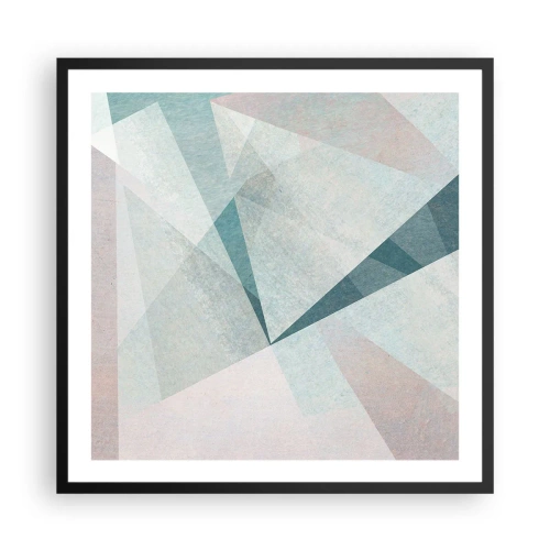 Poszter fehér keretben - Nyugodtan, de dinamikusan - 60x60 cm