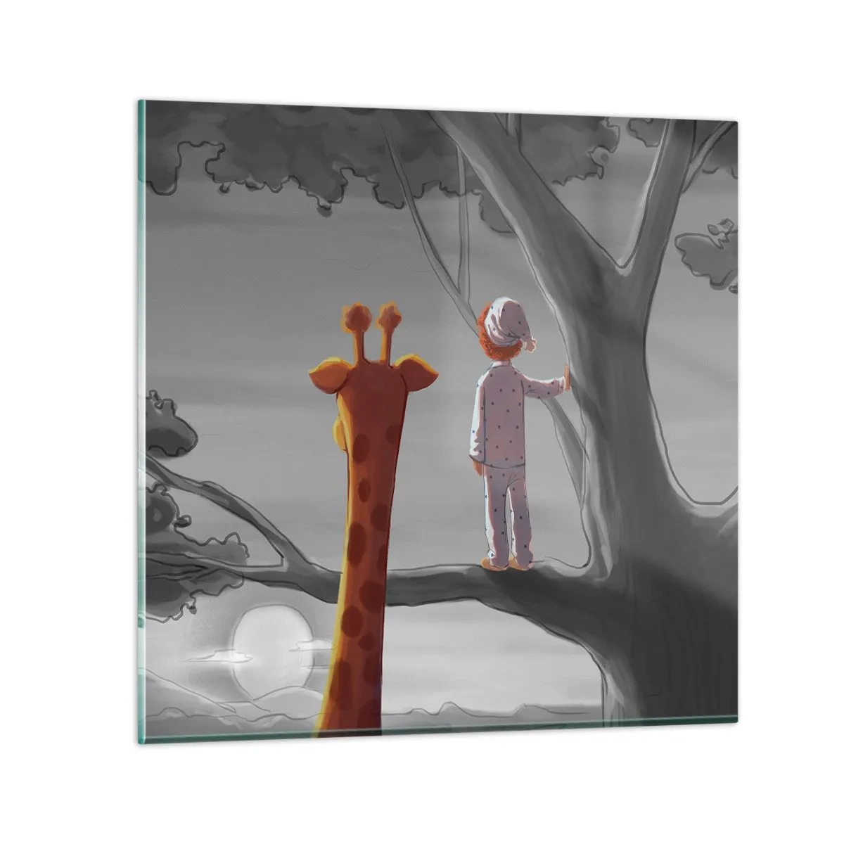 Üveg kép - Ez tényleg történik - 50x50 cm