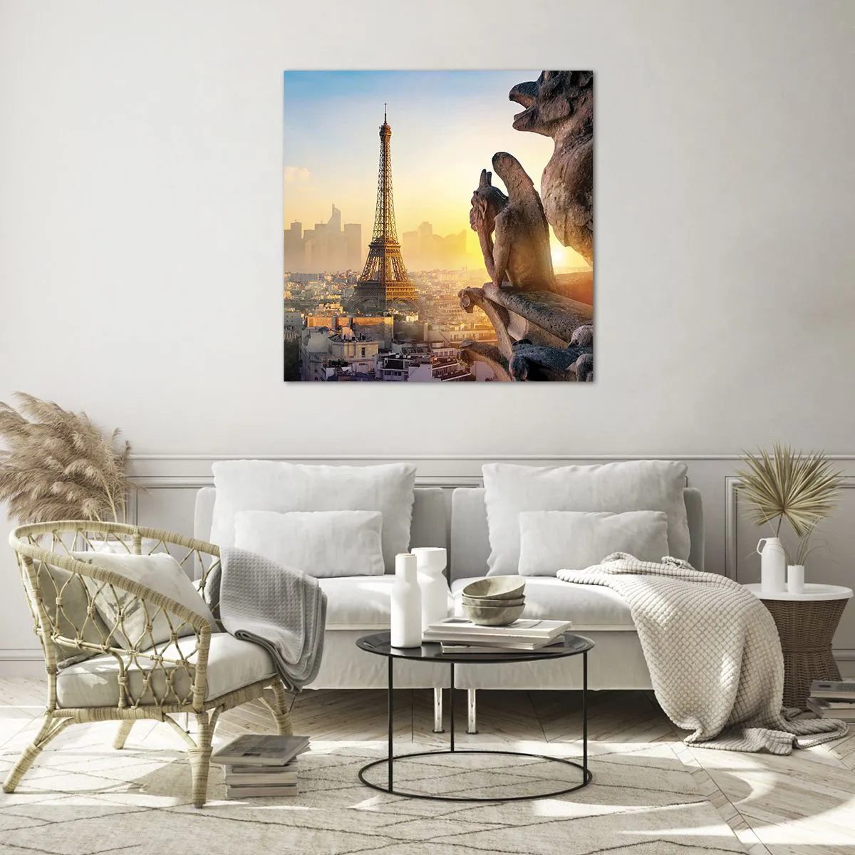 Üveg kép - Sok minden változott... - 60x60 cm