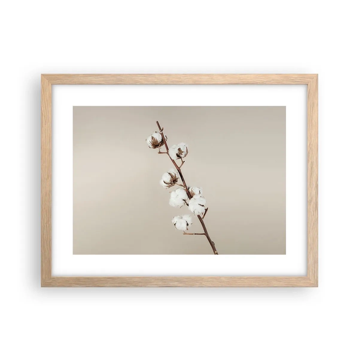 Poszter világos tölgy keretben - A puhaság forrásánál - 40x30 cm