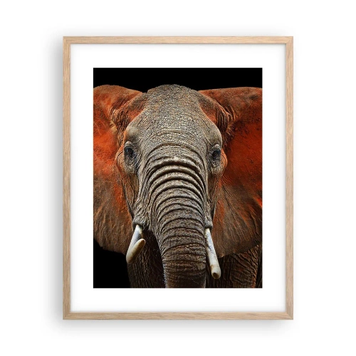 Poszter világos tölgy keretben - Én vad vagyok, és te? - 40x50 cm