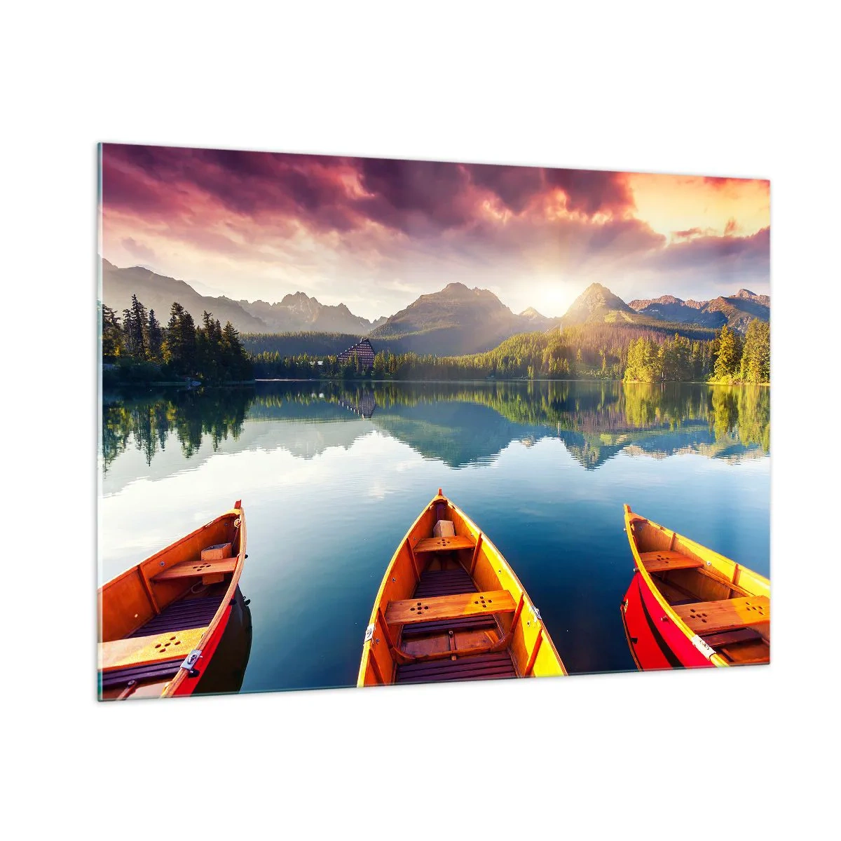 Üveg kép - Semmi a természet ellen - 100x70 cm