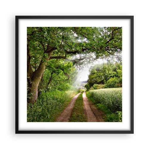 Poszter fehér keretben - Et in Arcadia ego - 50x50 cm