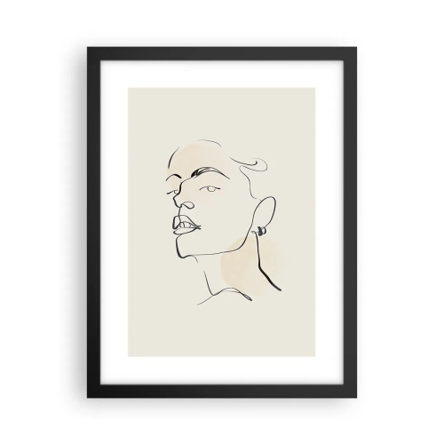 Poszter fehér keretben - Büszke tekintet - 30x40 cm