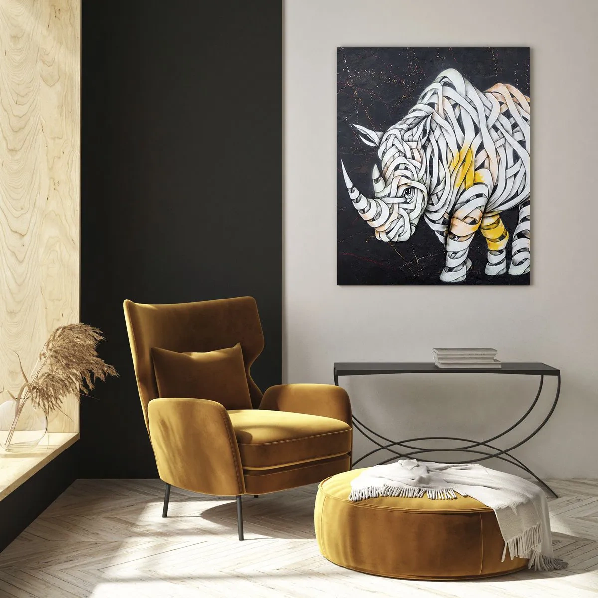 Üveg kép - A vastag bőr egy mítosz - 80x120 cm