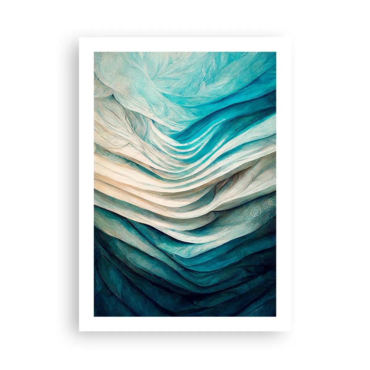 Poszter - Kék telhetetlenség - 50x70 cm