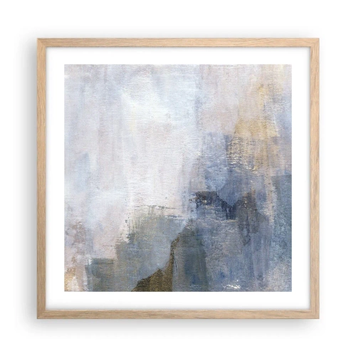 Poszter világos tölgy keretben - Színtónusok és akkordok - 50x50 cm