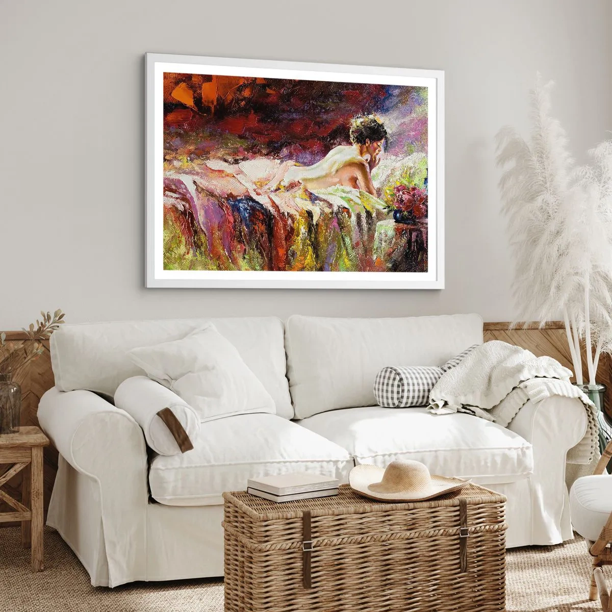 Poszter fekete keretben - Töprengő Vénusz - 91x61 cm