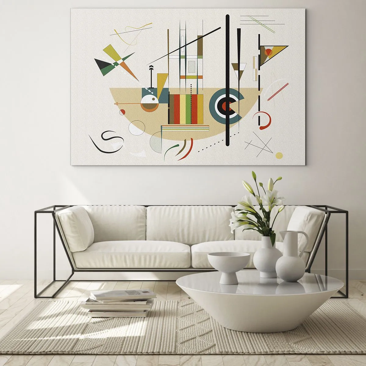 Üveg kép - És nevet a világ - 100x70 cm