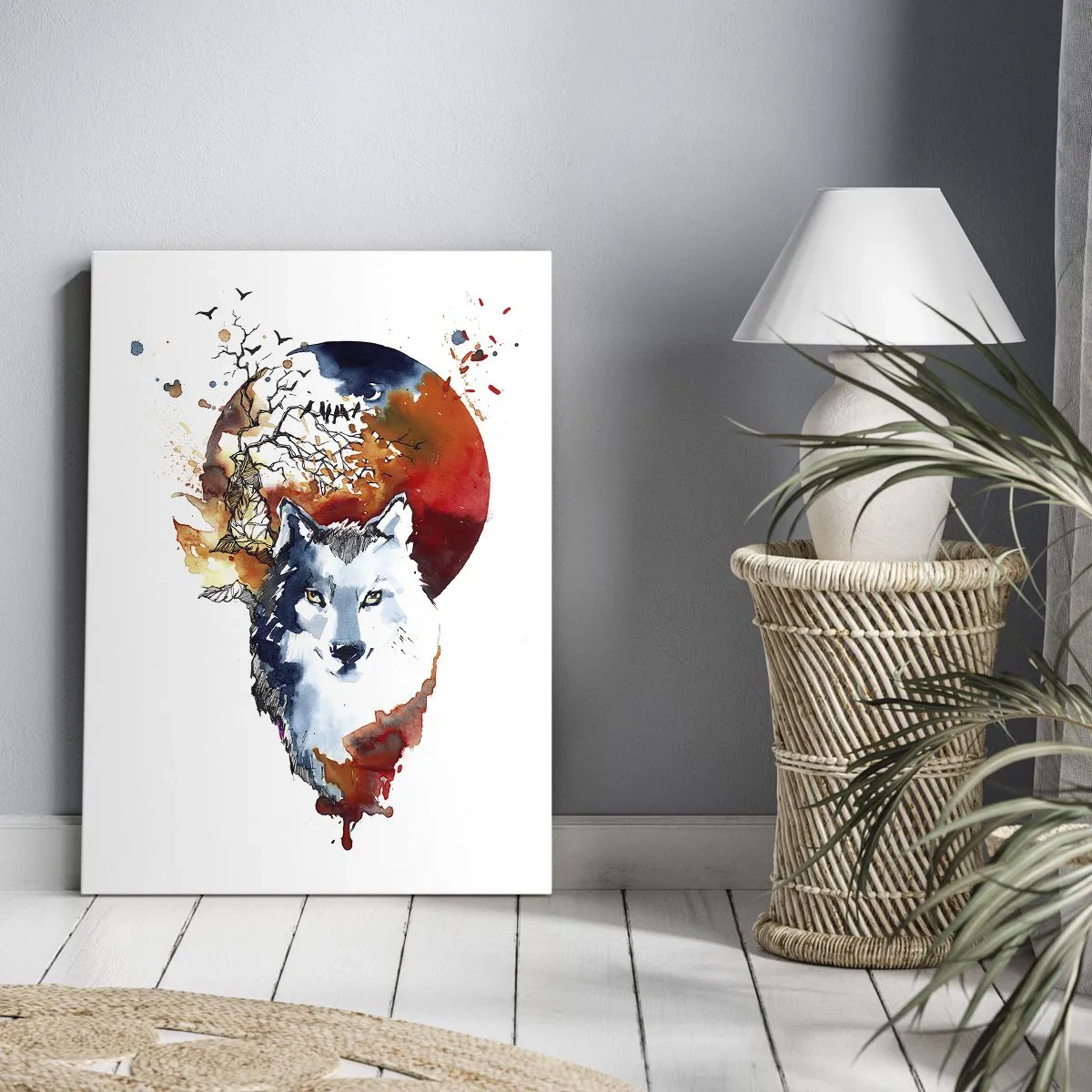 Vászonkép - Szembe az éjszakával - 45x80 cm