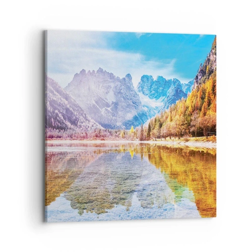 Vászonkép - És már ősz van a hegyekben - 70x70 cm