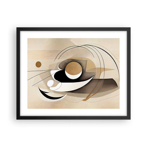 Poszter fehér keretben - Kompozíció: a dolgok lényege - 50x40 cm