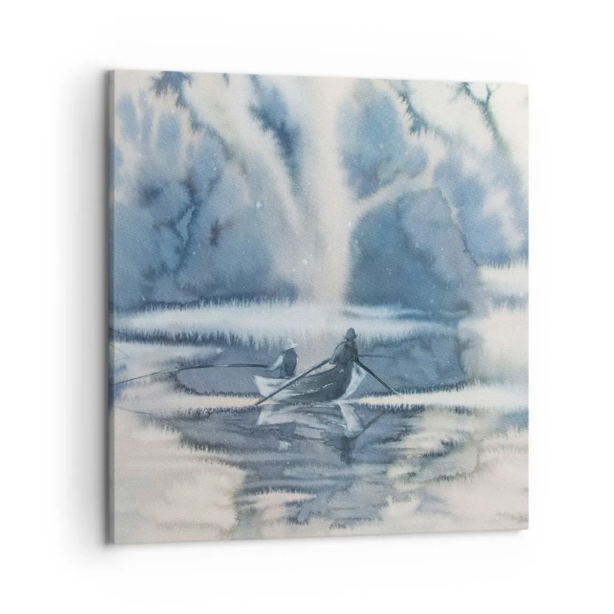 Vászonkép - Horgászok a paradicsomukban - 50x50 cm