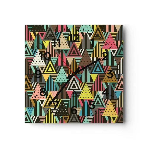 Falióra, Óra - Hármas ritmusban - 30x30 cm