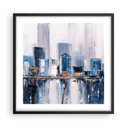 Poszter fehér keretben - New York-i benyomás - 50x50 cm