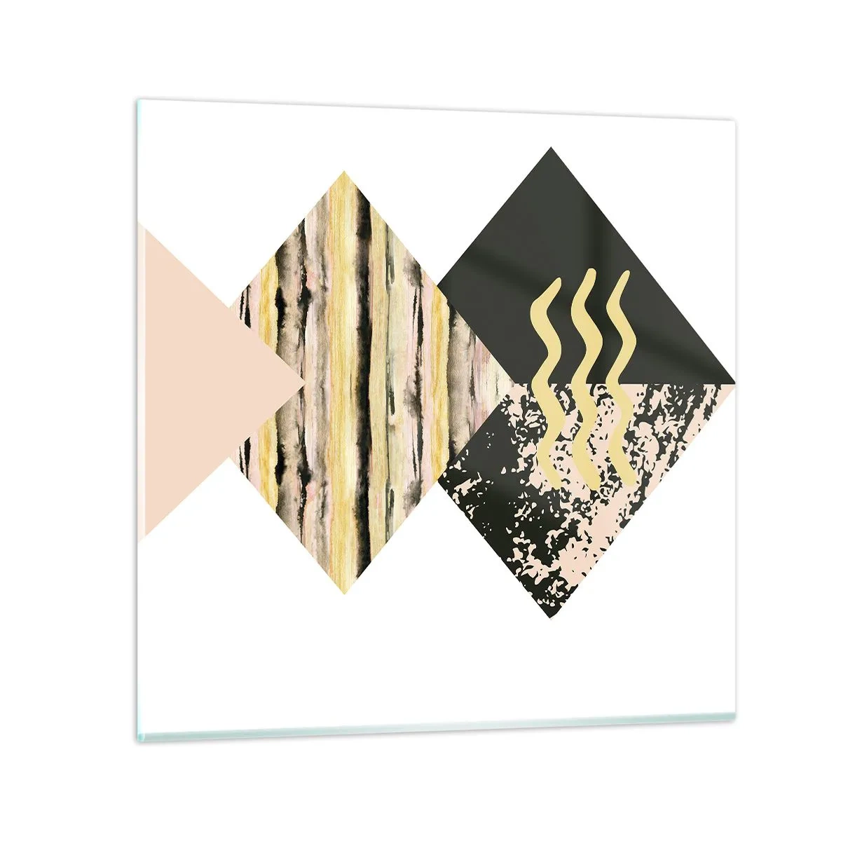 Üveg kép - Nem olyan egyszerű - 40x40 cm