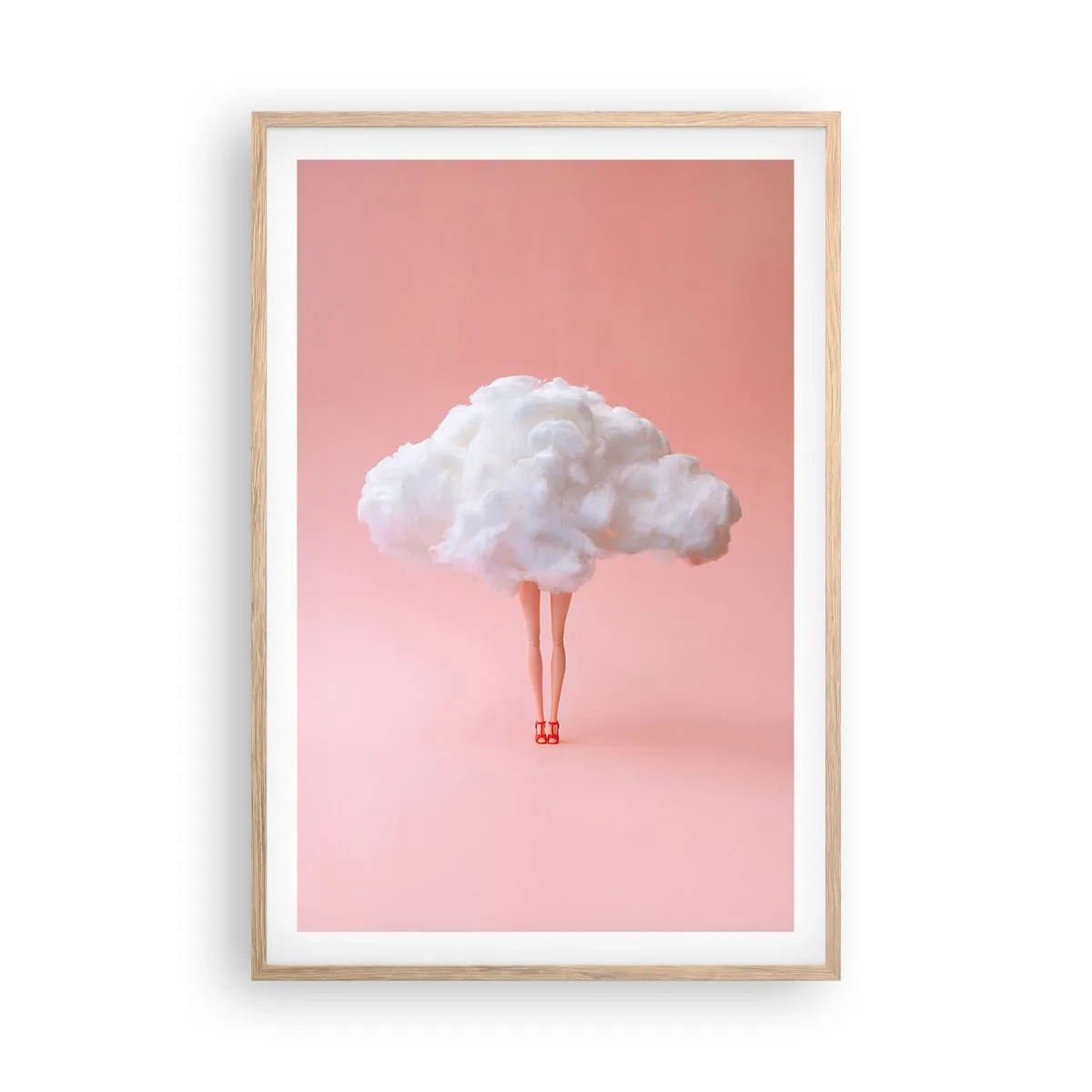 Poszter világos tölgy keretben - Édes ígéret - 61x91 cm