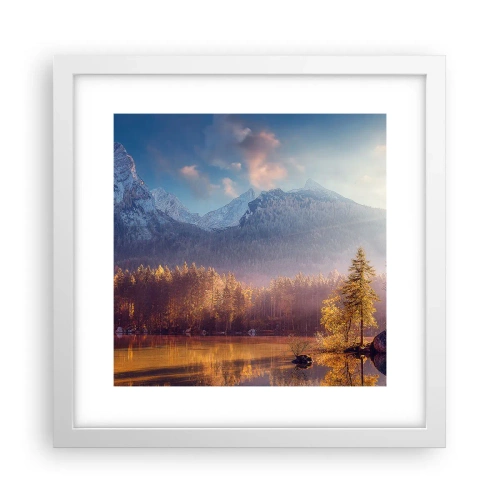 Poszter fekete keretben - A hegyekben és völgyekben - 30x30 cm