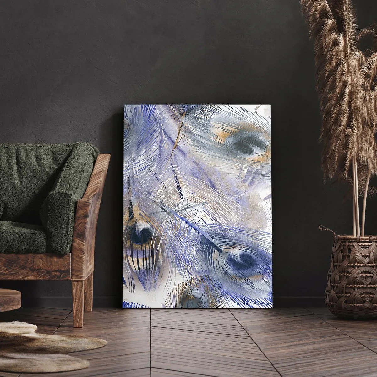 Vászonkép - Pávaszem kompozíció - 50x70 cm