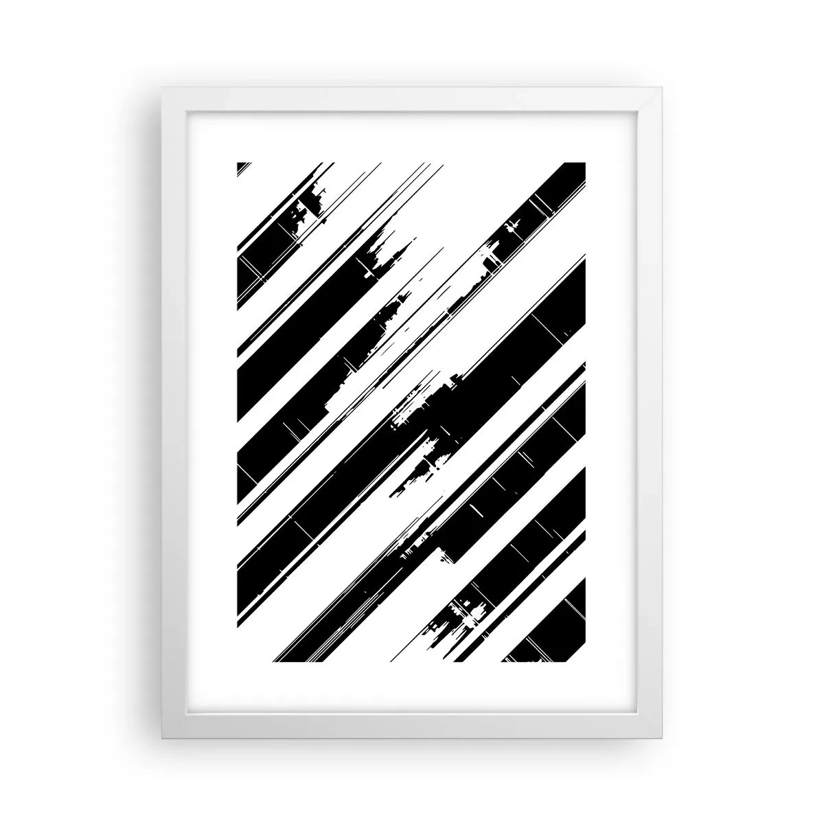 Poszter fekete keretben - Intenzív és dinamikus kompozíció - 30x40 cm