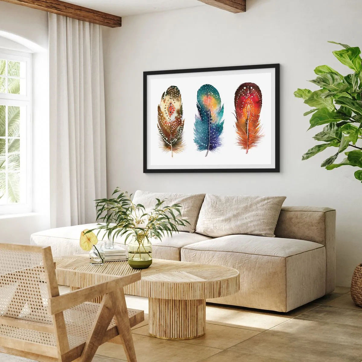 Poszter fehér keretben - Rítusok, szertartások, titkok - 100x70 cm