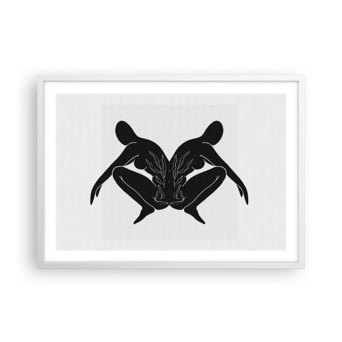 Poszter fekete keretben - Egy közös lélek - 70x50 cm