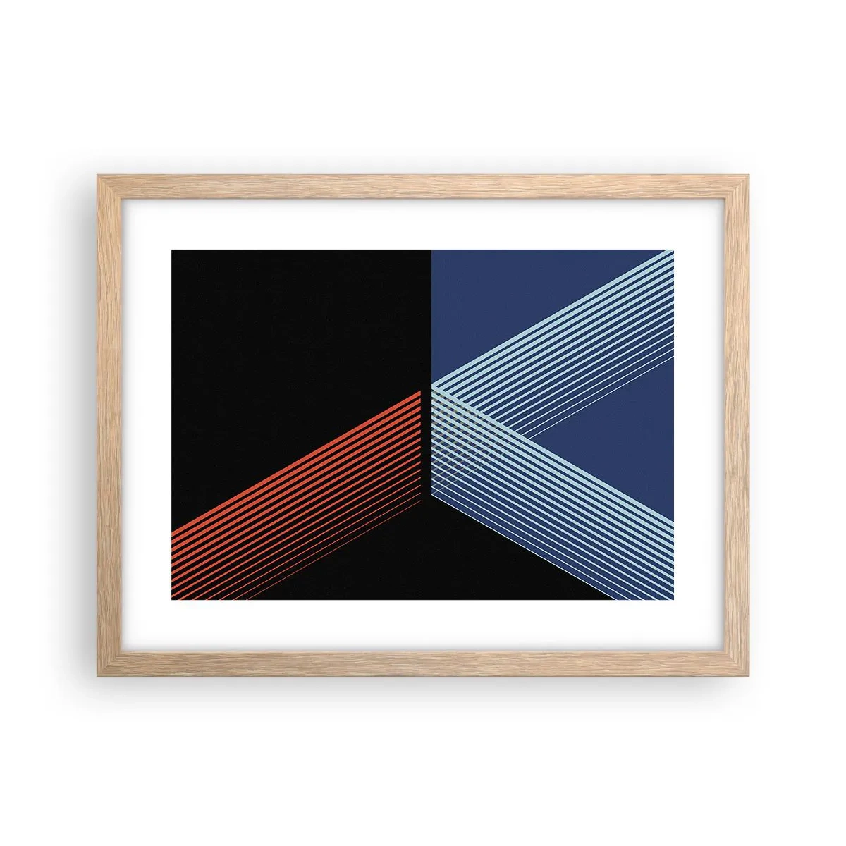 Poszter világos tölgy keretben - Egyszerű történet - 40x30 cm