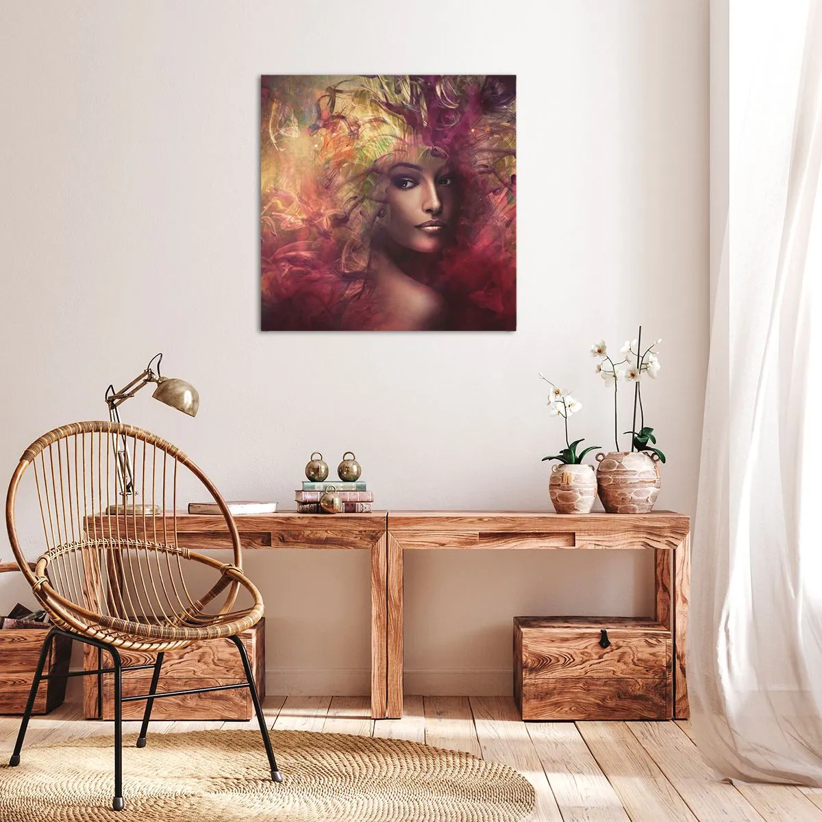 Vászonkép - Itt vagyok! - 70x70 cm