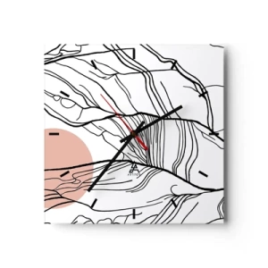 Falióra, Óra - Gallyak hálójában - 40x40 cm