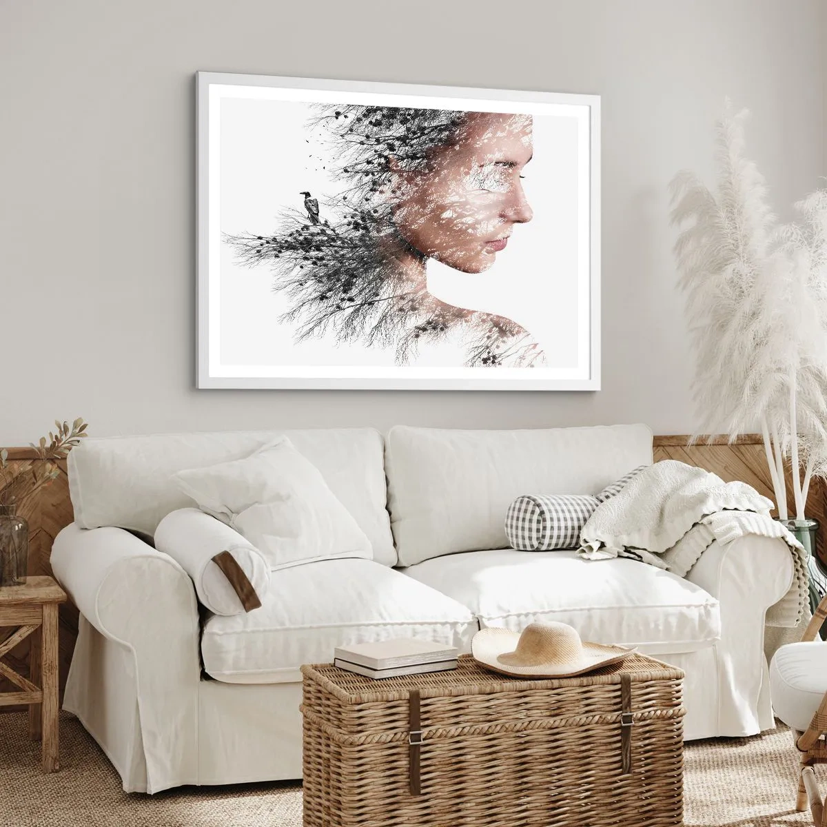 Poszter fekete keretben - Az erdő szelleme - 91x61 cm