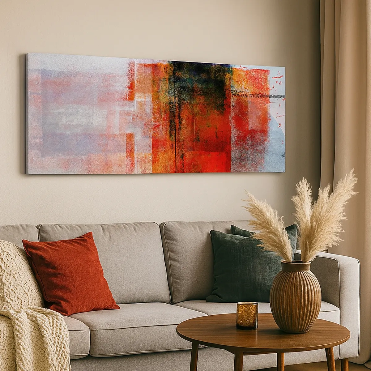 Vászonkép - Izzó kompozíció - 30x30 cm