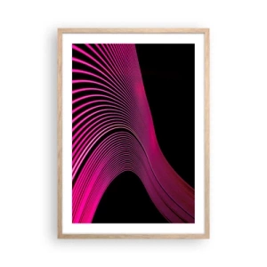 Poszter világos tölgy keretben - A fény sugárútján - 50x70 cm