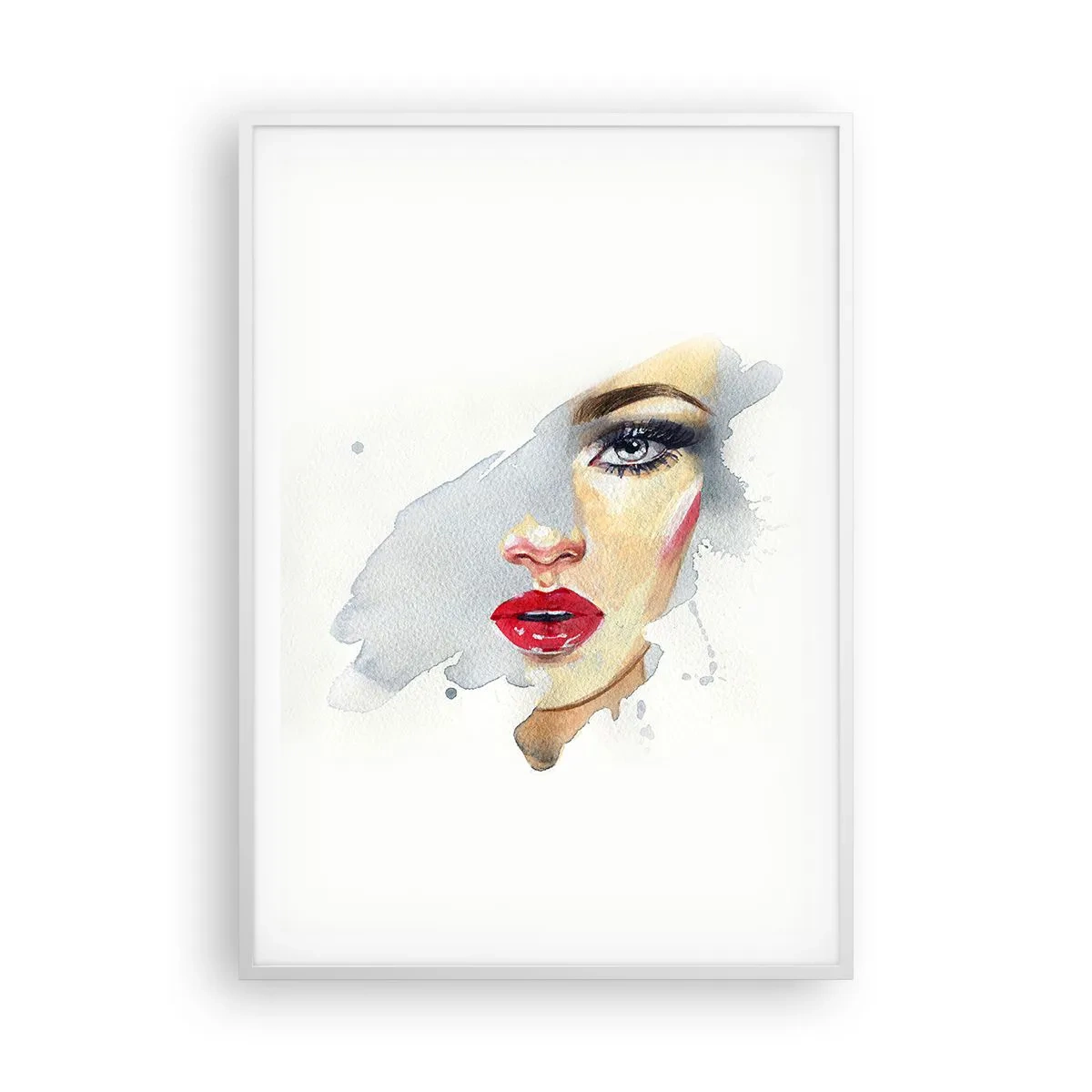 Poszter fekete keretben - Egy vízcsepp tükörkép  - 70x100 cm