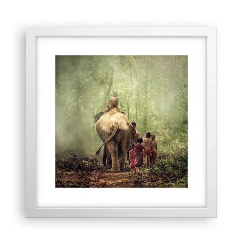 Poszter fekete keretben - Az új Dzsungel Könyve - 30x30 cm