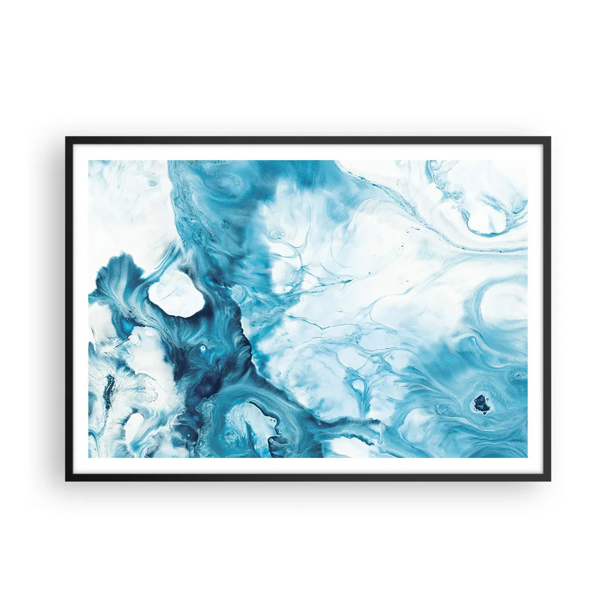 Poszter fehér keretben - Kékség koncertje - 100x70 cm