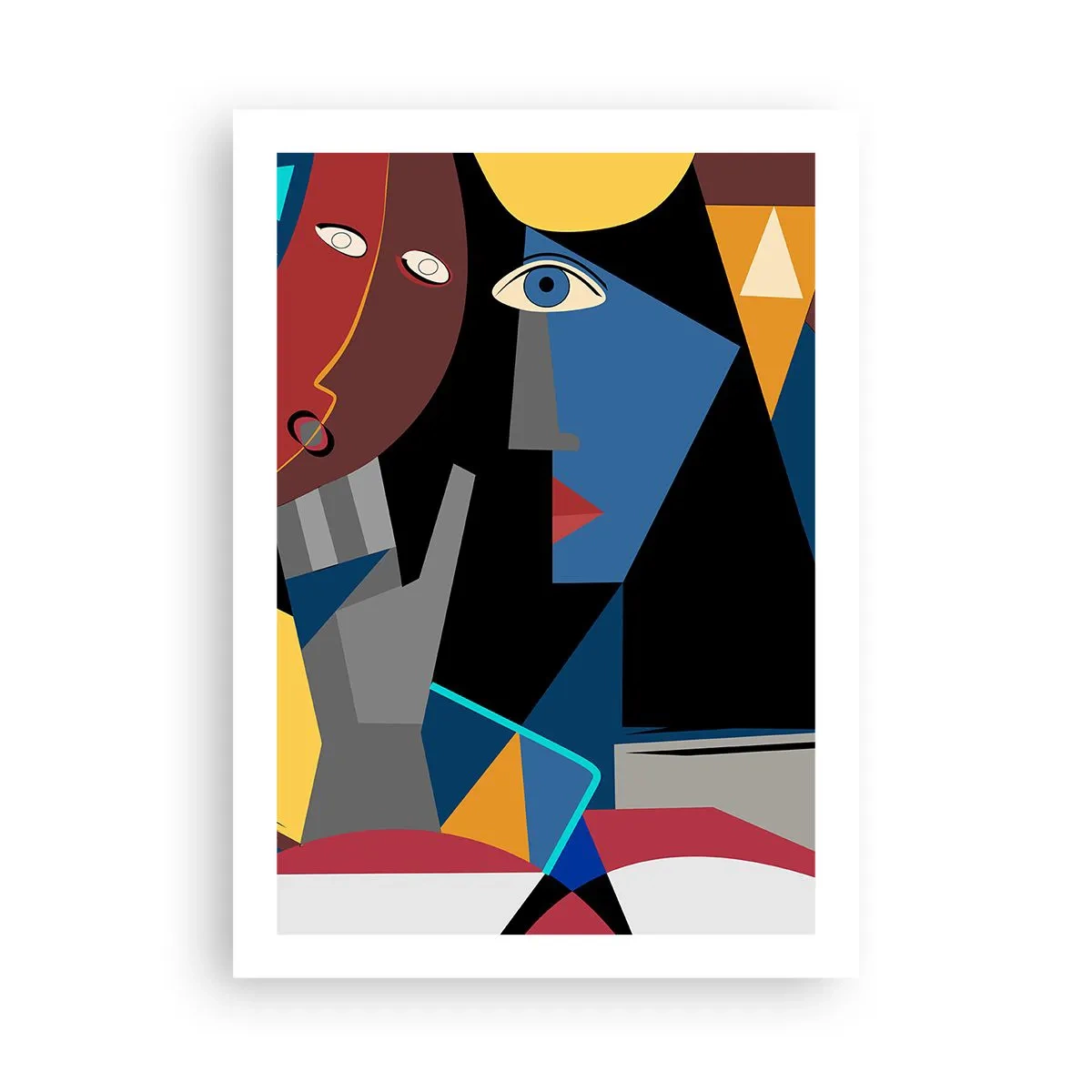 Poszter - Kubisták beszélgetése - 50x70 cm