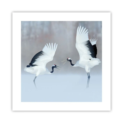 Poszter - Tánc a ködben - 40x40 cm