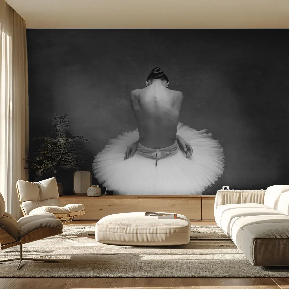 Fotótapéta Premium Canvas - Épp virágzik - Balerina, Tánc, Balett - 250x175 cm